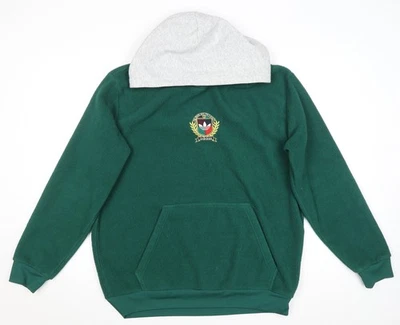 Adidas Men's Green Fleece Pullover Hoodie 2XL Embroidered Logo - image 1 of 4
