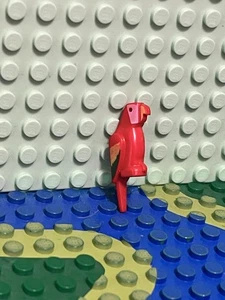 Lego Minifigura Animal Aire Pájaro Loro Ciudad Roja - Imagen 1 de 2