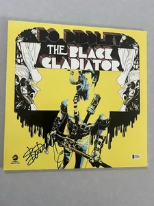 Bo Diddley signed Autogramm Black Gladiator Album Vinyl Schallplatte Beckett BAS COA - Bild 1 von 3