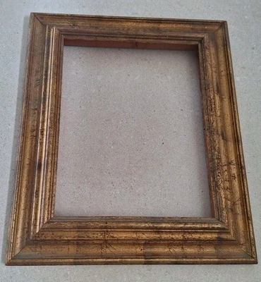 cadre ancien Bois Doré Sculpté Cadres Photo Ou Tableau - Photo 1/4