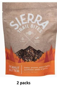 2 packs Sierra Peanut Butter Trail Bites (5 oz) each, Expires 11/18/2025 - Picture 1 of 1