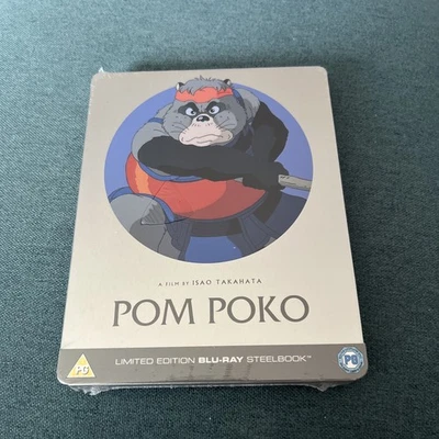 Pom Poko - Zavvi Exclusive Steelbook  Studio Ghibli Blu ray tear in cellophane  - Image 1 of 4