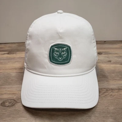 Gorra SwingJuice de béisbol espalda a presión para hombre talla única blanca verde golf logotipo de tigre Foto 1 de 4