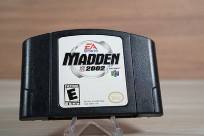 Madden 2002 Nintendo 64 N64 Cartridge Only Authentic / Tested - (See Pics) - Image 1 of 2