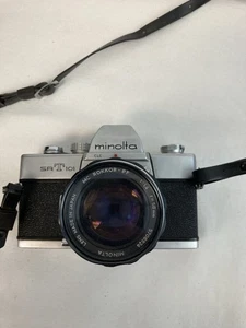 Minolta SRT 101 | analoge Kleinbildkamera | ungetestet | Kameraobjektiv \ Tasche dabei - Bild 1 von 16