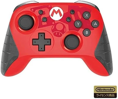 Wireless Hori Pad Nintendo Switch Super Mario Red/Black NSW-104 Game Controller - Image 1 of 4