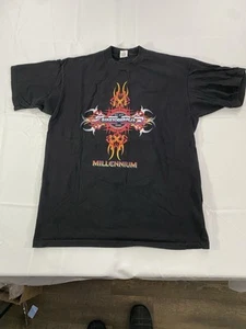 Vintage Y2K Biketober Fest Tribal Eagle Bike Week 2000 Biker Shirt XL Daytona - Picture 1 of 10