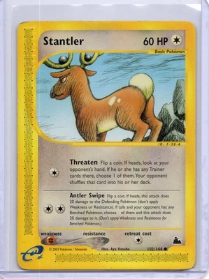 Stantler 102/144 Skyridge Common WOTC MP - Image 1 of 2