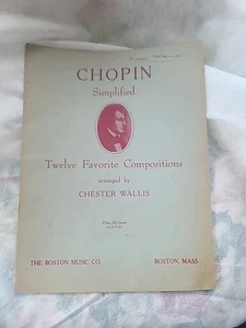 Chopin vereinfachte zwölf Lieblingskompositionen - Chester Wallis 1945 - Bild 1 von 20