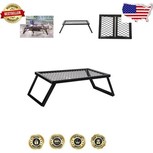 Sturdy Free Standing Camp Grill with Ample Cooking Space - For Adventurers - Picture 1 of 7