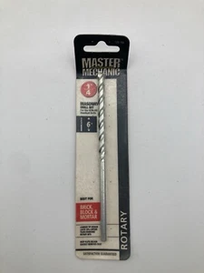 Master Mechanic Rotary Drill Bit 1/4" x 6" Brand New in Package - Picture 1 of 2