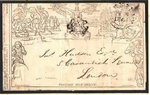 GB MULREADY Cover Barnsley MX Yorks 1843 *Royal Agricultural Society*CDS  A4G13 - Picture 1 of 6