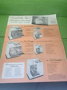WESTINGHOUSE ELECTRIC CORPORATION Vintage Werbedruck 40’s Art Wall - Bild 1 von 18