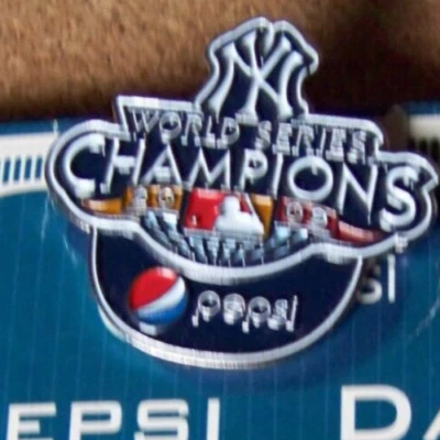 2010 Pepsi NY New York Yankees Spring Training pin 2009 World Series Champions - Image 1 of 4