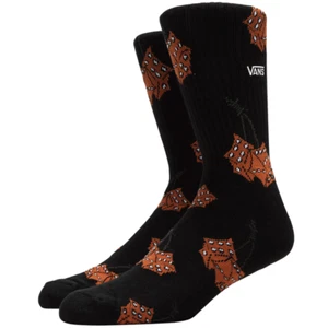Vans Adult Black Red Crew Cotton Embroidery Logo Winding Road Socks Sz 9.5-13 - Picture 1 of 2