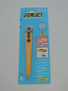 OLFA RTY-4 MINI Rollschneider 18mm StahlKlinge für Stoff Papier Leder Folie - Bild 1 von 3