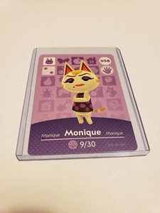 !SUPER VENTA! Tarjeta Amiibo Monique # 058 Animal Crossing AUTÉNTICA Serie 1 ¡NUEVA! - Imagen 1 de 1