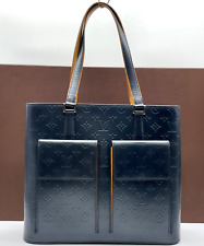 Auth Louis Vuitton Monogram Matte Wilwood Blue M55105 W/Box tote Bag SKS2458