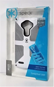 Original Speck LG G4 Hülle Candyshell Grip Cover Schale weiß/schwarz - Bild 1 von 1