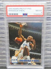 1993-94 Hoops Prototypes Shaquille O'Neal Base PSA 8 NM-MT Magic