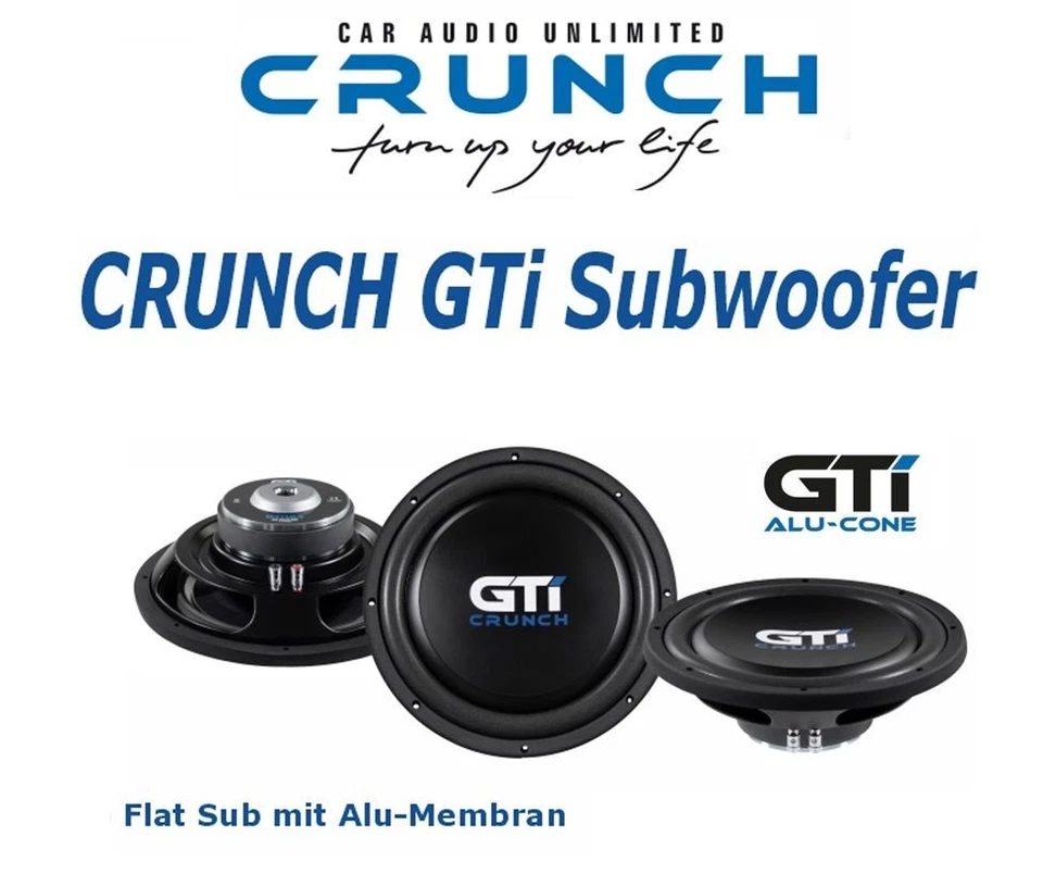  Crunch GTI84 - 20cm Subwoofer - Bild 1 von 1