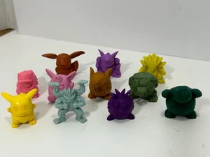 Konvolut 11 Nintendo Pokemon 1" Radiergummis 1999 **lesen** - Bild 1 von 20