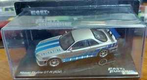 Nissan Skyline GT-R Fast&Furious De Agostini scala 1/43 - Diecast - Foto 1 di 2