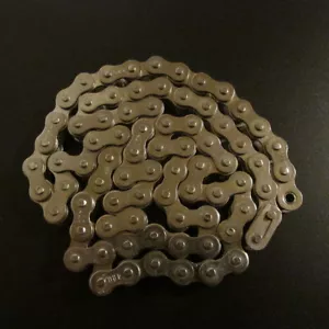 NICKEL PLATED - POLARIS 120cc Snowmobile Chain Replaces OEM 3221116 S40NP74WL - Foto 1 di 2