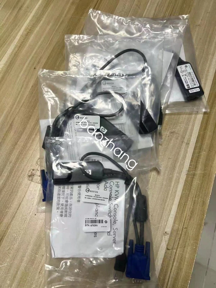 AF628A HP KVM CONSOLE USB INTERFACE ADAPTER Video CABLE 748740-001 New - Image 1 of 2