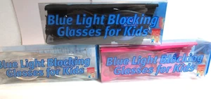 3 PACK Kids Blue Light Blocking Glasses School Computer Gaming Eye Protection - Picture 1 of 8