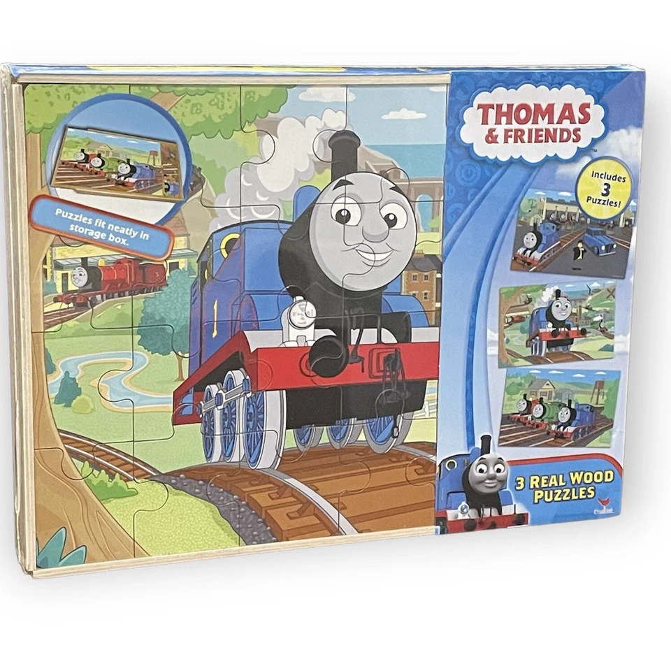 Thomas The Tank Engine & Friends 3 Wood Puzzles Cardinal 2011