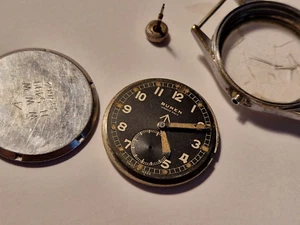 WWW vintage Buren Dirty Dozen British military issue watch comes as project - Picture 1 of 24
