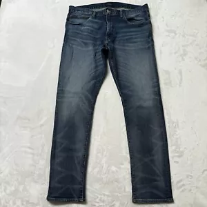 Polo Ralph Lauren Herren Sullivan Slim Jeans Größe 36x32 Blau Denim - Bild 1 von 5