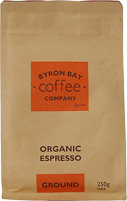 Byron Bay Coffee Company Certified Organic Espresso Ground, 250 G • 10.08$