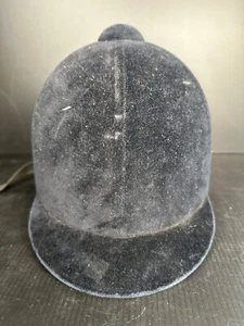 Berretto equitazione Wembley velluto nero 6 7/8 7 56 57 modello Giappone - Foto 1 di 15