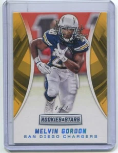 2016 Rookies & Stars PLATINUM Melvin Gordon 1/1 San Diego Chargers - Bild 1 von 2