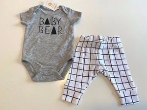 NUEVO CON ETIQUETAS Gymboree Bebé RECIÉN NACIDO Essential NUBE NUEVE Pantalones Top Set 0 Meses UNISEX - Imagen 1 de 3