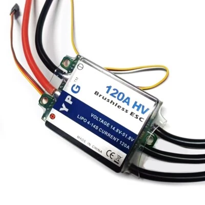 YPG 120A 4~14S High Voltage ESC Brushless Speed Controller For RC Helicopter - Image 1 of 4