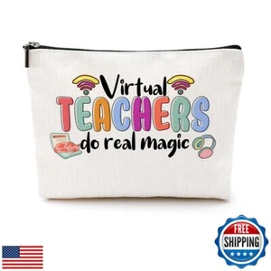 CQM Teacher Gifts for Women Makeup Bag Appreciation Gifts Unique Birthday Chr - Picture 1 of 5
