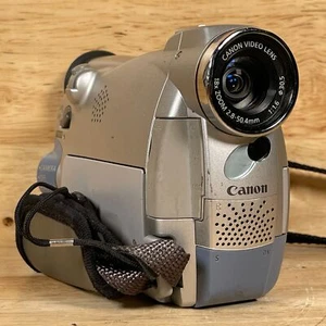 Canon ZR45MC MiniDV Camcorder 2.5 Display Compact 360x Digital Zoom - For Parts - Picture 1 of 7