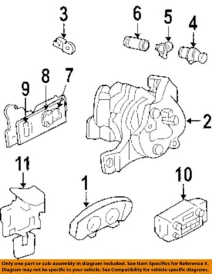Б/у спидометр датчик подходит: 1999 Oldsmobile Intrigue США кластер класса A - Изображение 1 из 2