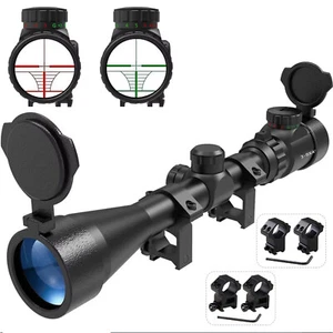 Mira óptica para rifle 3-9x40 EG mira de punto rojo verde iluminada 11/20 mm - Imagen 1 de 16