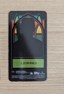 2024 Topps Allen & Ginter CORBIN CARROL **Stained Glass Mini #378 from rip card - Picture 1 of 2