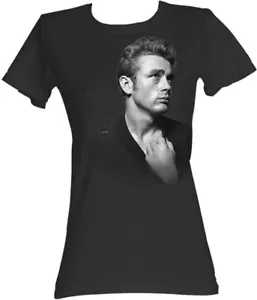 Camiseta ajustada James Dean años 50 icono busto lateral foto mujer - Imagen 1 de 3
