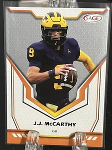 J. J. MCCARTHY-----2024 SAGE----UNIVERSITY OF MICHIGAN----FREE SHIPPING - Picture 1 of 2