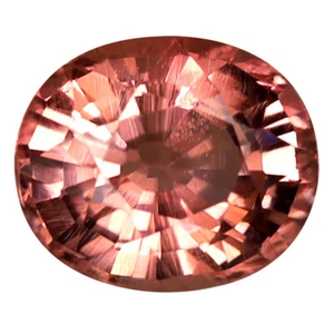 2.88 ct Sparkling Oval Cut (10 x 8 mm) Mozambique Brownish Pink Tourmaline - Picture 1 of 1