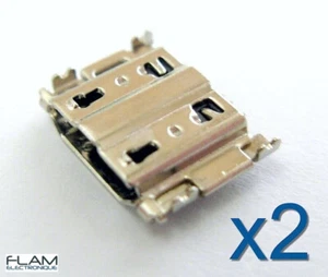 2x Connecteur charge USB Samsung Galaxy S3 i9300 I747 T999 i535 L710 connector - Foto 1 di 9
