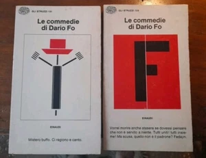 AA. VV. 2 volumi Le commedie di Dario Fo, Einaudi, Gli Struzzi, 1977 - Foto 1 di 4