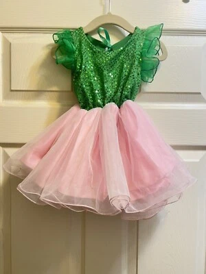 Fun World Fairy Princess 学步儿童服装 女孩 S 码 派对礼服套装 — 第 1/4 张图片