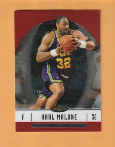 Karl Malone Utah Jazz 2006-07 Finest #47 Louisiana Tech 6T - Picture 1 of 2